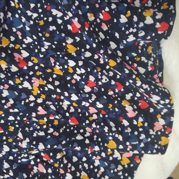 ❤  Loft Oversized Heart Ruffle Drop waist Dress - Picture 7 of 8